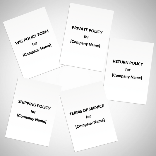 Wig Business Policy Bundle