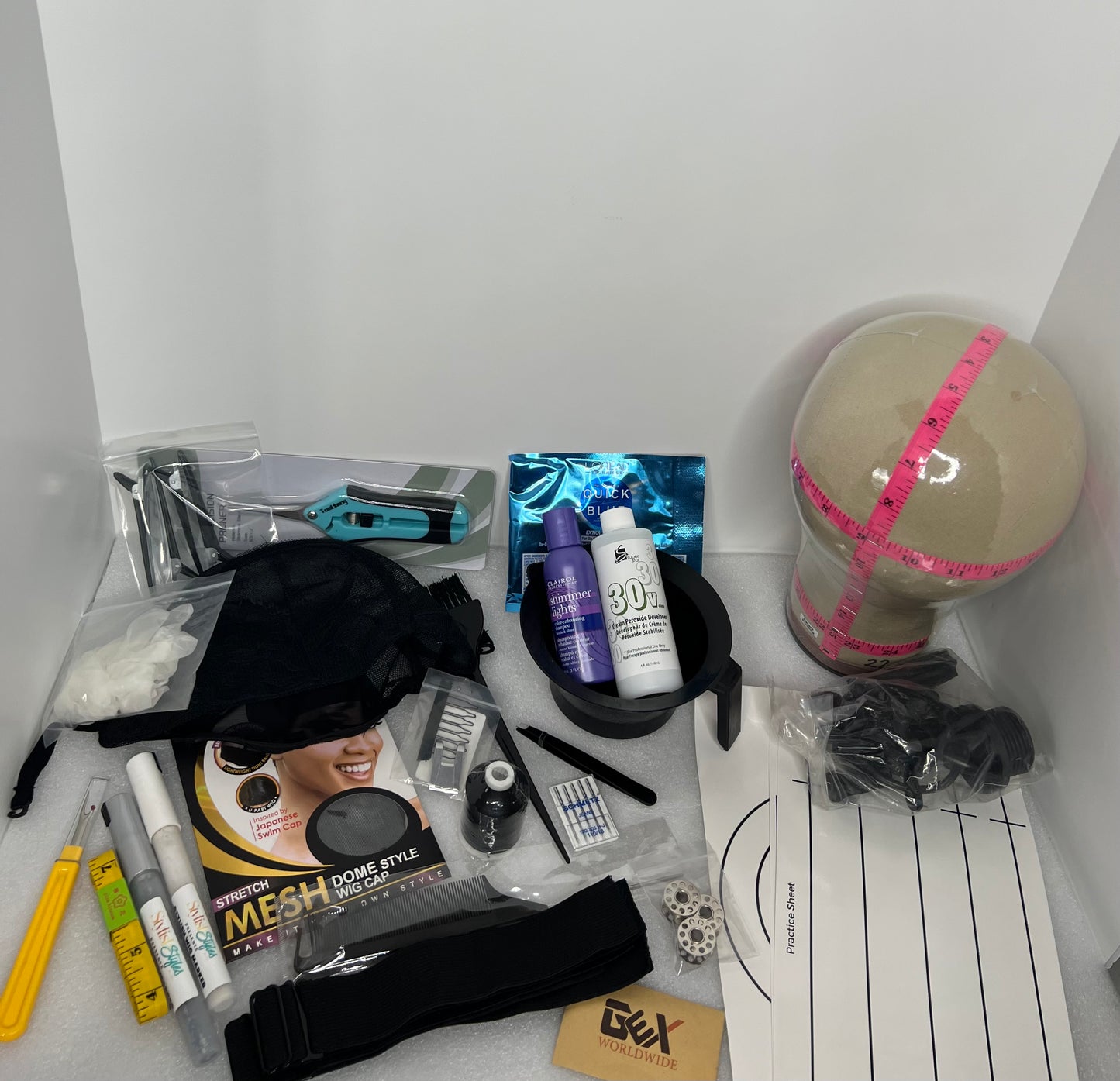 Complete Wig Maker's Supply Kit