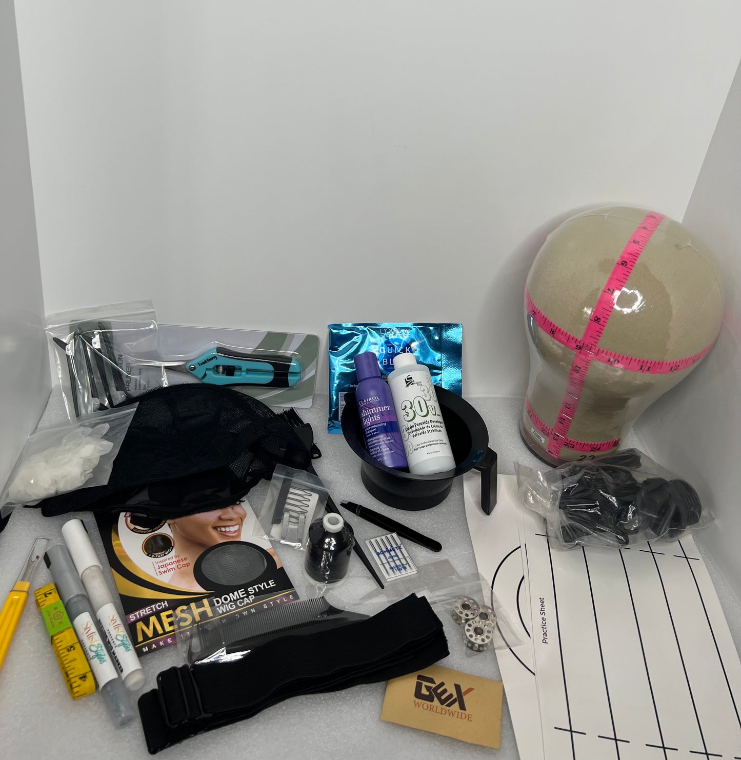 Complete Wig Maker's Supply Kit