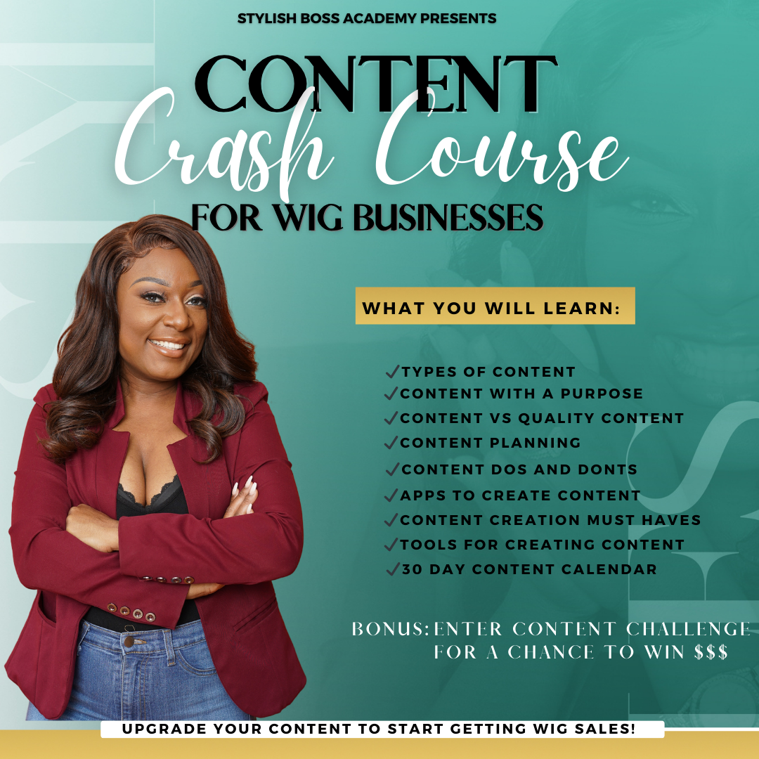 Content Crash Course: For Wig Businesses Masterclass