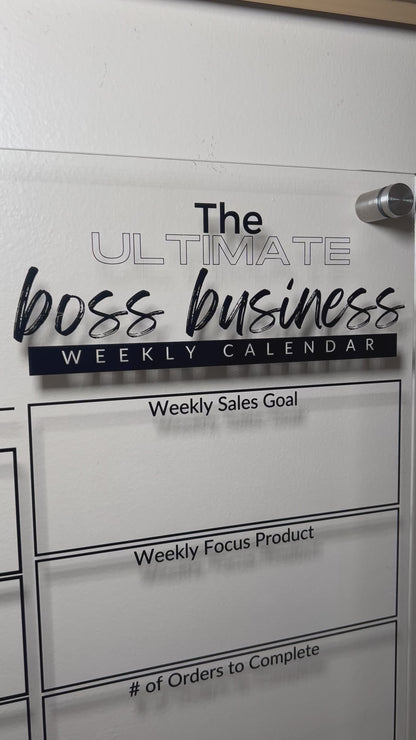 Business Weekly Wall Calendar