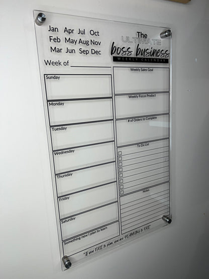 Business Weekly Wall Calendar