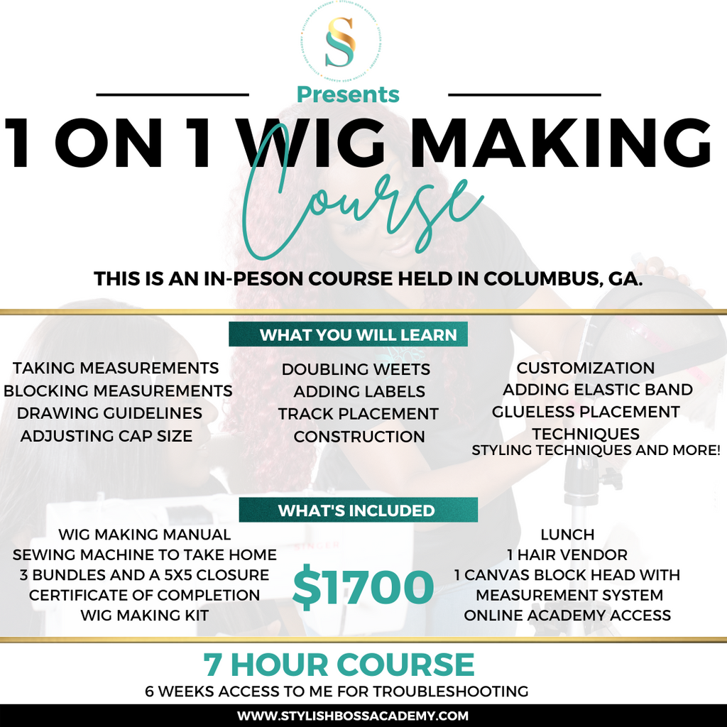 SIP and SEW MACHINE WIG MAKING CLASS (JANUARY 16th 2022) – Sewfire
