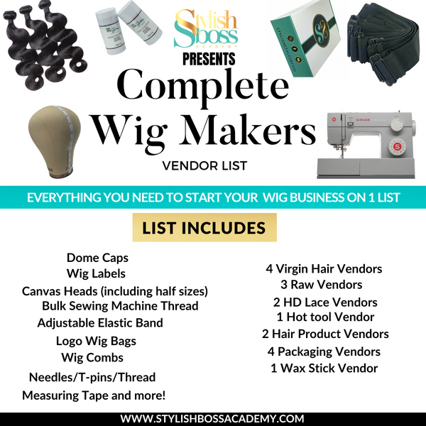 Wig Making Vendors List