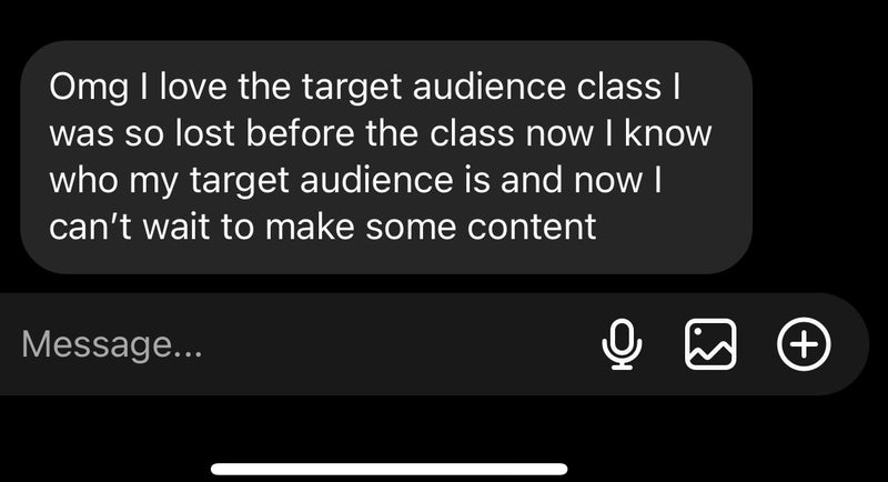 Target Audience Masterclass